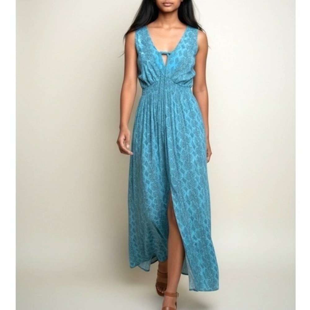 Khush Printed Sleeveless Maxi Dress Size Large